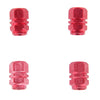 4PCS SA Metal Plated Hexagon Shape Universal Tire Valve Stem Cap, Hexagon Shape