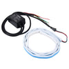 1.2m Car Auto Waterproof Universal Rear Colorful Flowing Light Tail Box Lights Red Light Brake Light Yellow Light Turn Signal Light LED Lamp Strip Tail Decoration, DC 9-30V, 1.2m