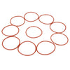 10 PCS Motorcycle Rubber Motor Cover Ring for ZhuJiang, Motor Cover