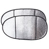 10 PCS Motorcycle Electric Car Sun Cushion Pad Heat Reflective Sheet Aluminum Sheet Sun Shade Car Mats, Sun Cushion Pad