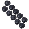 10 PCS Car Auto Universal DIY 3 Pin Round Cap OFF- ON Push Button, 3 Pin