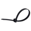 100pcs /Pack 8mm*200mm Nylon Cable Ties, 8mm*200mm Black