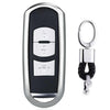 Electroplating TPU Single-shell Car Key Case with Key Ring for Mazda 3 AXELA / CX-8 / CX-5 / CX-4 / 6 ATENZA, Silver