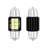 2 PCS 31mm DC12V-24V 3W 6000K 660LM 6LEDs SMD-3030 Car Reading Lamp / License Plate Light, 31mm (3W)