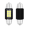 2 PCS 39mm DC12V-24V 3W 6000K 660LM 6LEDs SMD-3030 Car Reading Lamp / License Plate Light, 39mm (3W)