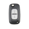For RENAULT Clio / Megane / Kangoo / Modus Car Keys Replacement 2 Buttons Car Key Case with Foldable Key Blade, For RENAULT Clio 2 Buttons