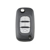 For RENAULT Clio / Megane / Kangoo / Modus Car Keys Replacement 3 Buttons Car Key Case with Foldable Key Blade, For RENAULT Clio 3 Buttons