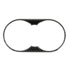 Car Carbon Fiber Rear Armrest Water Cup Holder Panel Decorative Sticker for Volkswagen Touareg, Rear Armrest Water Cup Holder