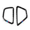 Car Tricolor Carbon Fiber Instrument Air Vent Frame Decorative Sticker for BMW 5 Series G38 528Li / 530Li / 540Li 2018, Left Drive, Instrument Air Vent(Tricolor)