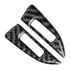Car Carbon Fiber Air Conditioning Air Outlet Adjustment Frame Decorative Sticker for Mazda Axela 2014 / 2017-2018, Air Conditioning Air Outlet Adjustment