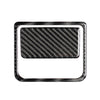 Car Carbon Fiber Front Passenger Seat Storage Box Decorative Sticker for Mazda Axela 2017-2018, Front Passenger Seat Storage Box