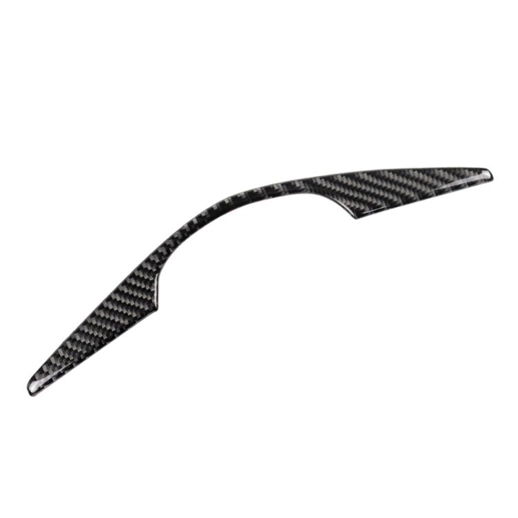Car Carbon Fiber Steering Wheel Decorative Sticker for Cadillac XT5 2016-2017, Steering Wheel