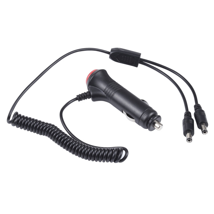 12-24V Car Cigarette Lighter Switch Plug to DC5.5x2.1mm Charger Spring Power Cable, Switch Plug