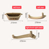 Car Rear Right Inside Doors Handle Pull Trim Cover 5141 7394 519-1 for BMW X3 X4, Left Driving, Rear Right Inside (Black), Rear Right Inside (Beige)