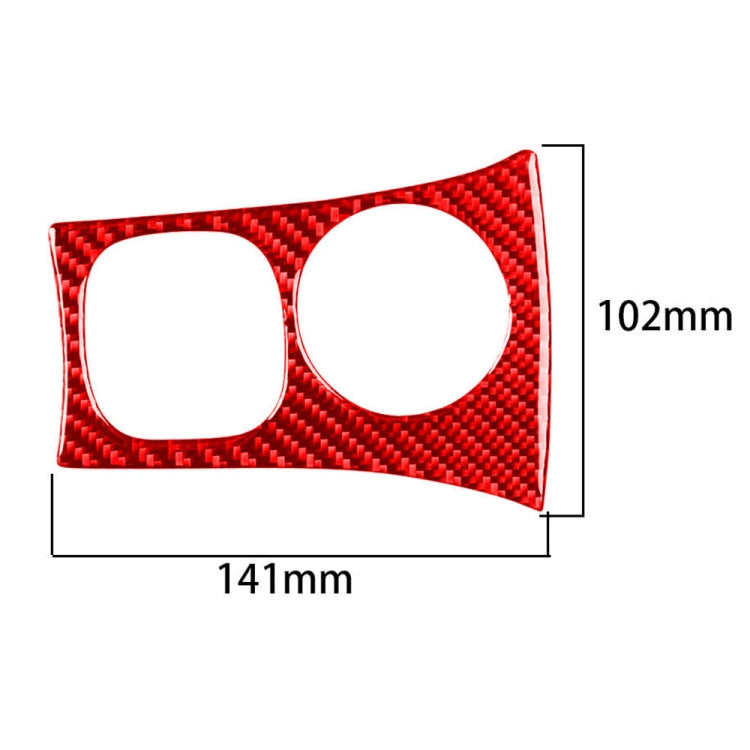 Carbon Fiber Car Key Panel Sticker for Chevrolet Corvette C5 1998-2004, Left Drive, Car Key Panel Sticker