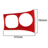 Carbon Fiber Car Key Panel Sticker for Chevrolet Corvette C5 1998-2004, Left Drive, Car Key Panel Sticker