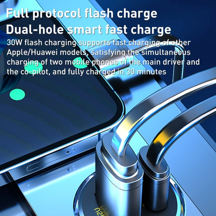 WK WP-C40 Vanguard Series 15W Daul USB Car Charger, WP-C40