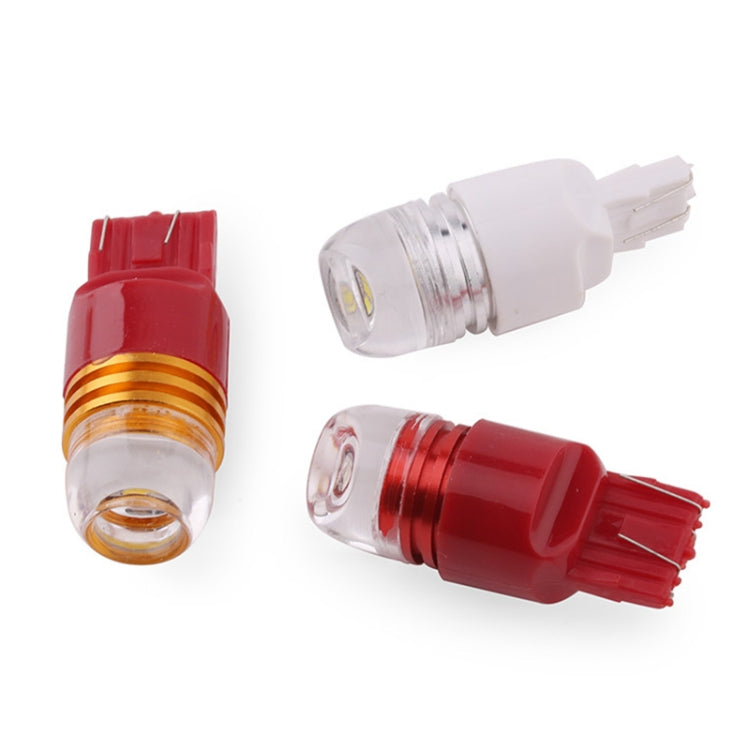 10pcs T20 3157 DC12V / 0.24W / 0.02A / 60LM Car LED Brake Light, Shell Random Color Delivery, T20