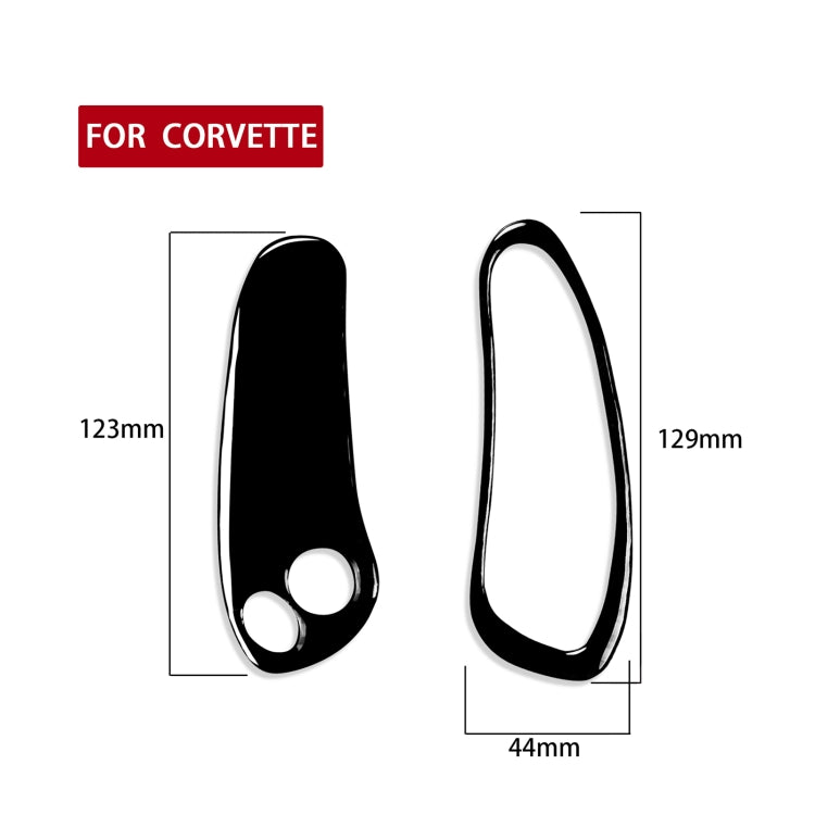 For Chevrolet Corvette C5 1998-2004 Car Speedometer Sides B Decorative Sticker, Left Drive, Speedometer Sides B