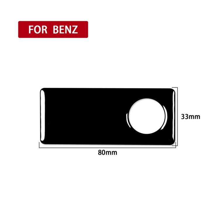 For Mercedes-Benz E-Class W210 1996-2002 Car Passenger Storage Box Switch Decorative Sticker, Left and Right Drive Universal, Passenger Storage Box Switch
