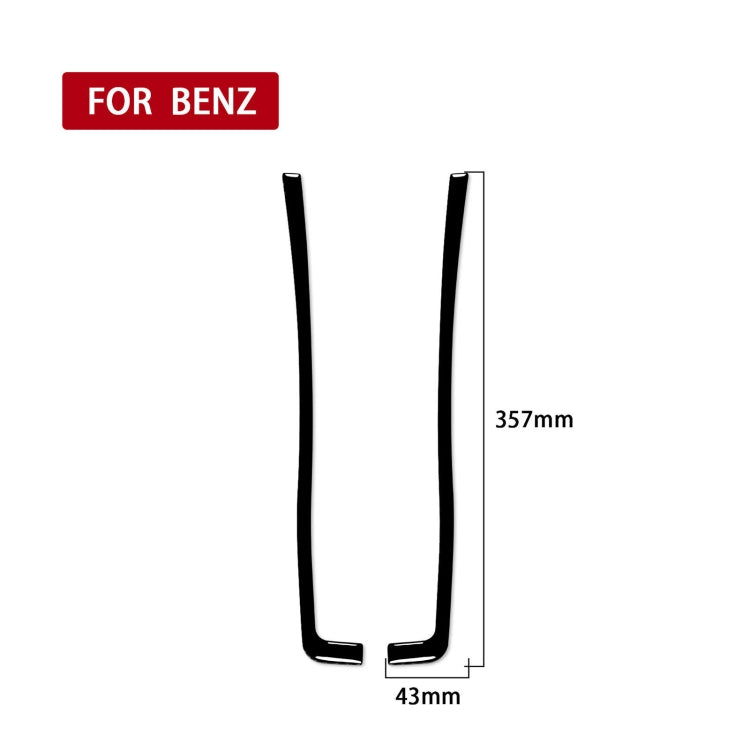 For Mercedes-Benz E-Class W210 1996-2002 Car Gear Decorative Sticker, Left and Right Drive Universal, Gear