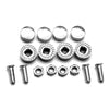 10 Sets Anti-theft Screws Car License Plate Bolts Frame Screws, 10 Sets