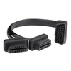 2 in 1 16PIN Car Straight Head OBD Diagnostic Extended Cable OBD2 Cable, Straight Head