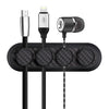 Car Carbon Fiber Magnetic Clamp Cable Storage Box Creative Desktop Hub Organizer, Desktop Hub Organizer