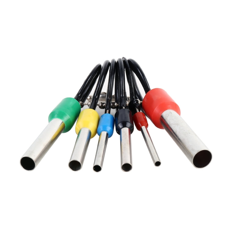 6 in 1 Car Plug Circuit Board Wire Harness Terminal Extraction Pick Connector Crimp Pin Back Needle Remove Tool, 6 in 1