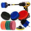 15 in 1 Floor Wall Window Glass Cleaning Descaling Electric Drill Brush Head Set, Random Color Delivery, 15 in 1