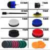 23 in 1 Floor Wall Window Glass Cleaning Descaling Electric Drill Brush Head Set, 23 in 1