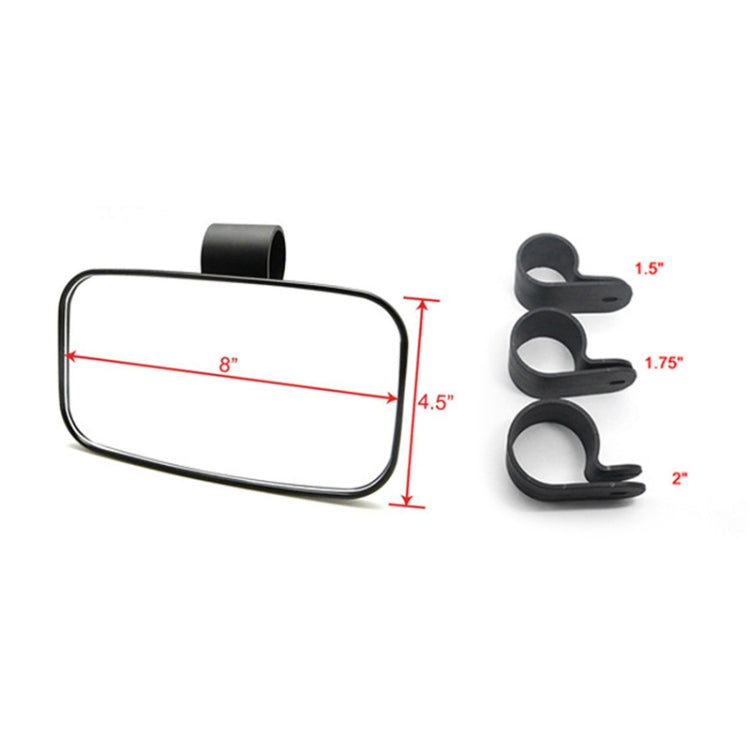 UTV-10 Sandy Beach Car Big View Rearview Mirror for UTV / ATVs, 1.5 inch, 1.75 inch, 2 inch, UTV-10