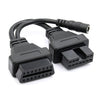 12Pin to 16Pin Car OBD2 Conversion Cable OBDII Diagnostic Adapter