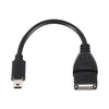 10 PCS Car OTG Head to USB Cable, Cable Length: 10cm, 10cm