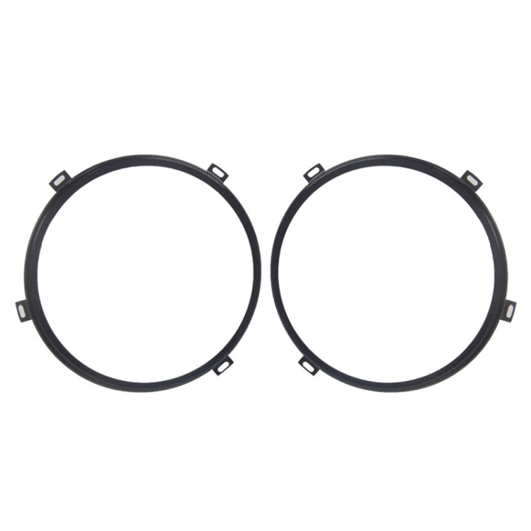 1 Pair 7 inch Headlight Metal Outside Bracket for Jeep Wrangler JK