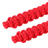 Pair Car Door Limit Braided Rope Strap for Jeep Wrangler, Short (Black), Short (Red)