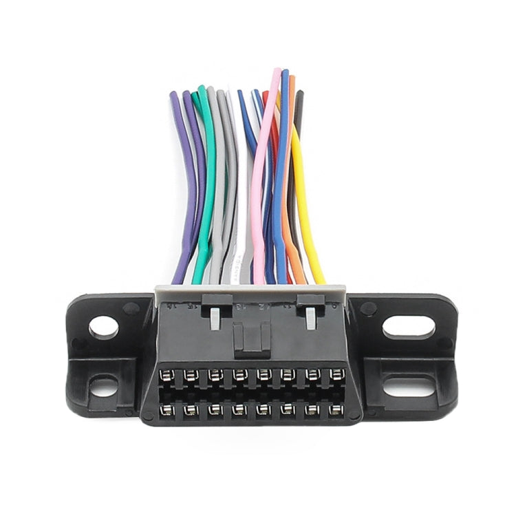 J1962F OBD2 16Pin Terminal Version Female Connector, Cable length: 10cm, 16Pin