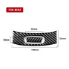 2 PCS / Set Carbon Fiber Car Armrest Box Switch Decorative Sticker for Mercedes-Benz B-Class 2019 / GLB 2020,Left and Right Drive Universal, Armrest Box Switch