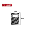 Car Carbon Fiber Sport Mode Panel A Decorative Sticker for Lexus CT 2011-2017, Left and Right Drive, Sport Mode Panel A