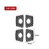 Car Carbon Fiber Door Decorative Sticker for Ford Explorer 2013-2019, Left Drive, Door