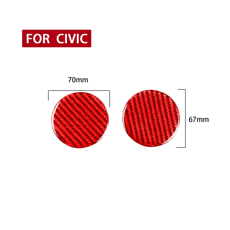 Car Carbon Fiber Water Cup Holder Mat Decorative Sticker for Chevrolet Camaro 2016-2019, Left and Right Drive Universal, Water Cup Holder Mat