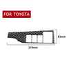Car Carbon Fiber Headlight Switch Decorative Sticker for Toyota Corolla / Levin 2014-2018, Right Drive, Headlight Switch, Right Drive