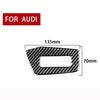 Car Carbon Fiber Headlight Switch Decorative Sticker for Audi A6L / A7 2019-, Right Drive, Headlight Switch, Right Drive
