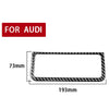 Car Carbon Fiber Rear Air Conditioning Frame Sticker for Audi A6L / A7 2019-, Left and Right Drive Universal, Rear Air Conditioning Frame