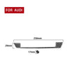 Car Carbon Fiber Warning Panel Buttons Decorative Sticker for Audi A6L / A7 2019-, Left and Right Drive Universal, Warning Panel Buttons