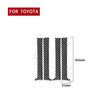 4 PCS / Set Carbon Fiber Car Inner Handle Decorative Sticker for Toyota Tundra 2014-2018, Left Right Driving Universal, Inner Handle