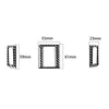3 PCS / Set Carbon Fiber Car Central Air Outlet Decorative Sticker for Toyota 4Runner 2010-2020, Central Air Outlet