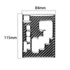 Carbon Fiber Car Gear Panel Decorative Sticker for Toyota 4Runner 2010-2020, Suitable for Left Driving, Gear Panel