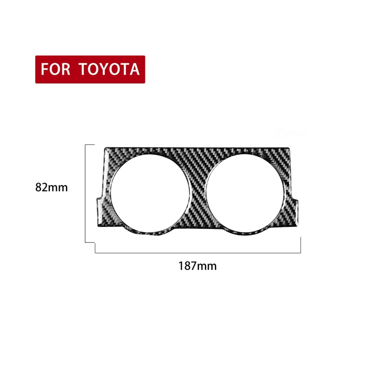 Carbon Fiber Car Four-wheel Drive Switch Panel Decorative Sticker for Toyota 4Runner 2010-2020, Four-wheel Drive Switch Panel