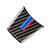 Car Carbon Fiber Steering Wheel Three Color Decorative Sticker for BMW Z4 2009-2015, Steering Wheel Sticker(Three Color)